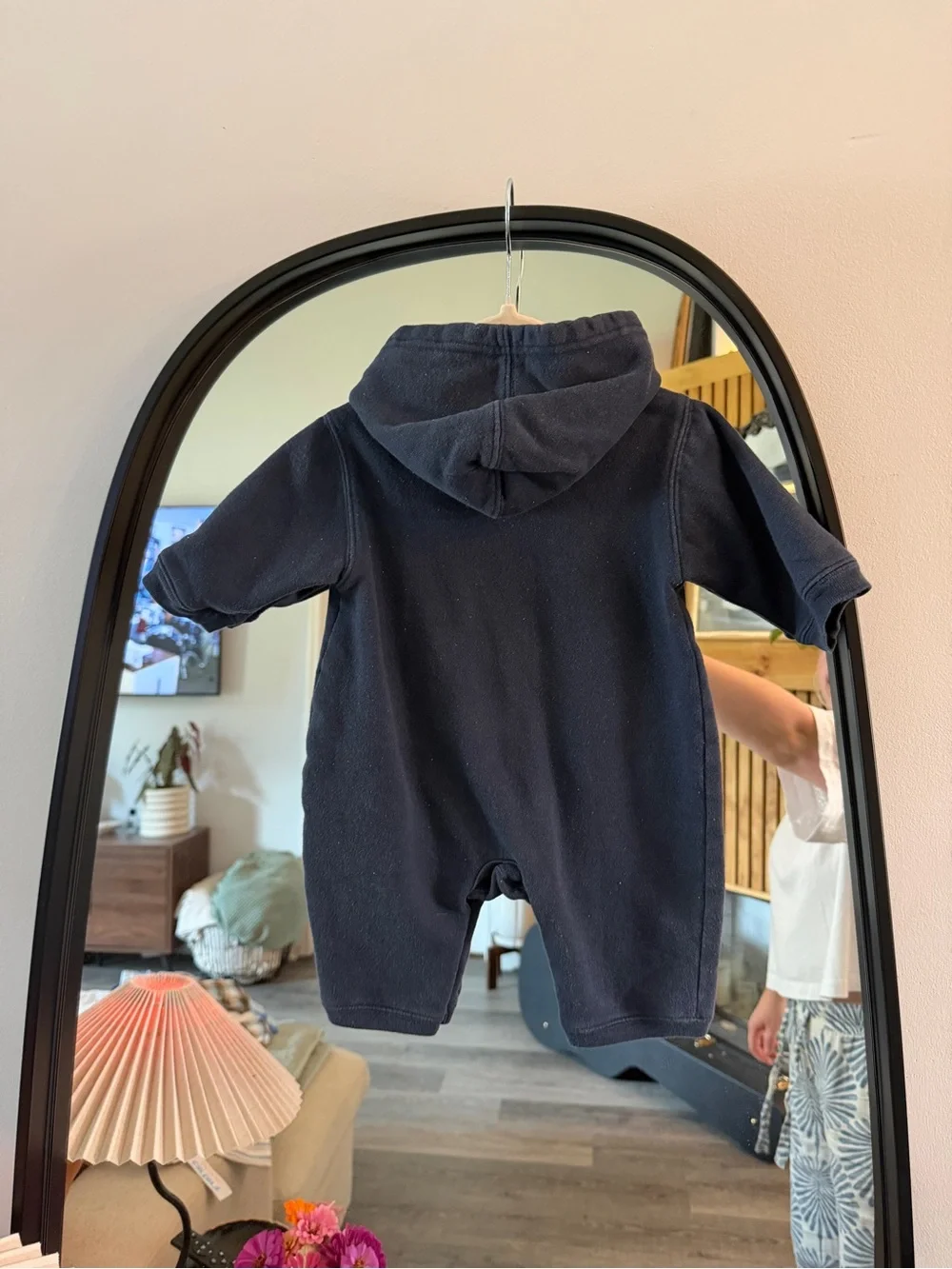 GAP Navy and Yellow Athletic Hoodie One-Piece